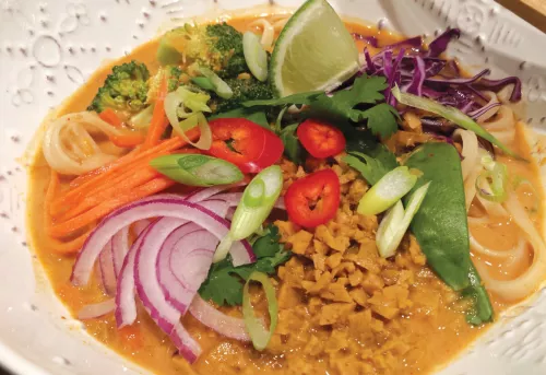 thai red curry noodle soup