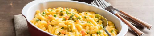 Macarrones con Queso y Vegetales
