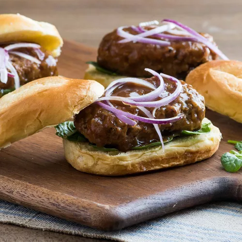 Hoagies de pastel de carne