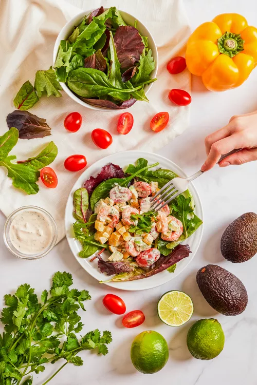Shrimp and Avocado Salad