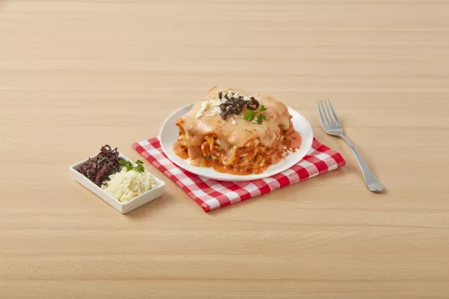Creamy Red Lasagna