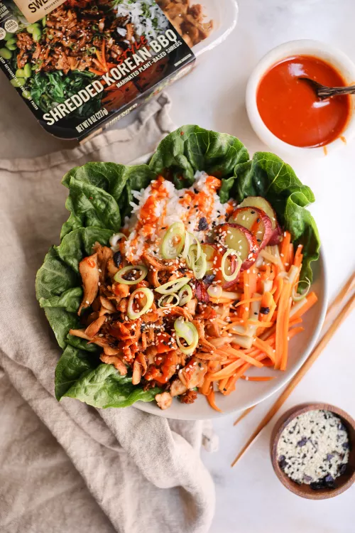 Tazón de barbacoa de inspiración coreana