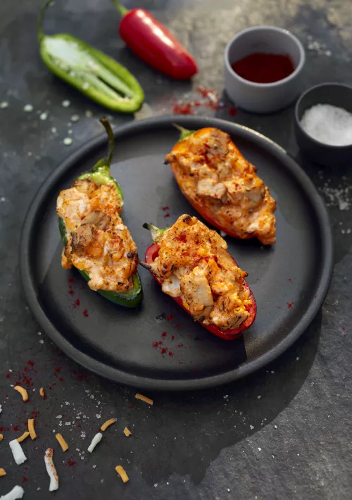 Pimientos Rellenos Mindful Chikn