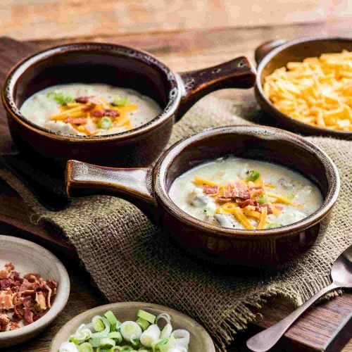 Sopa de patata al horno
