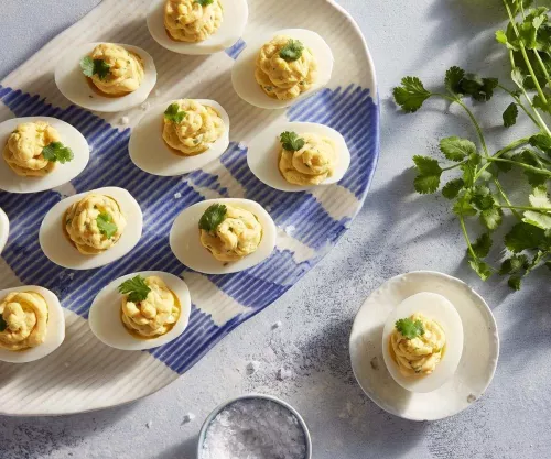 Chipotle Devil Eggs