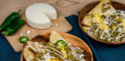Verde Scrambled Egg Chilaquiles