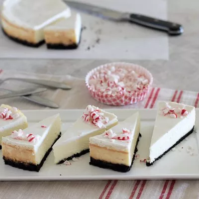 Cheesecake de Moca con Menta
