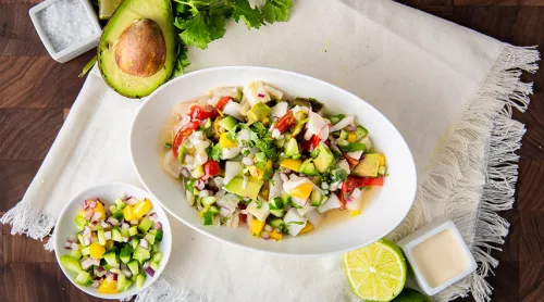 Cazuela de Tostada Francesa de Durazno y Almendras