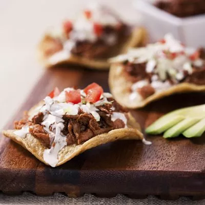 Tostadas de Carne