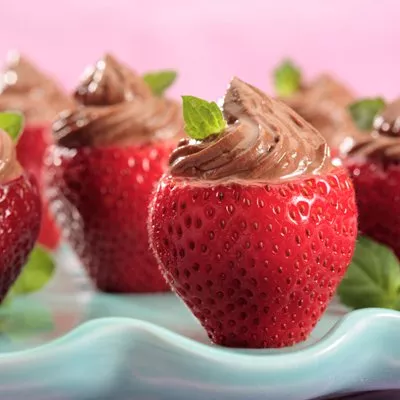 Chocolate-Filled Strawberries