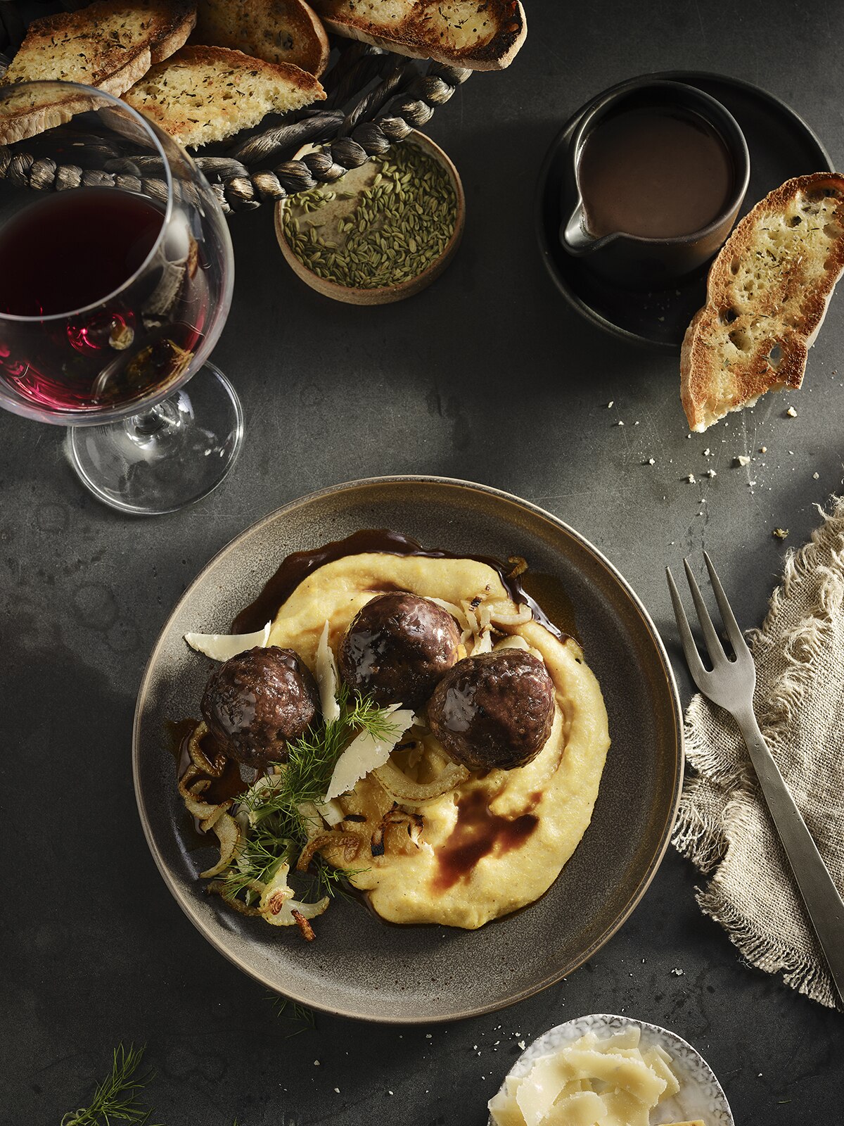 Fennel Black Pepper Meatballs