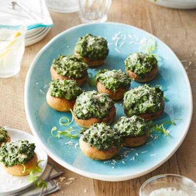 Cheesy STOUFFER'S® Spinach Stuffed Mushrooms