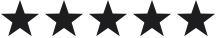 El cliente calificó 5 de 5 estrellas.