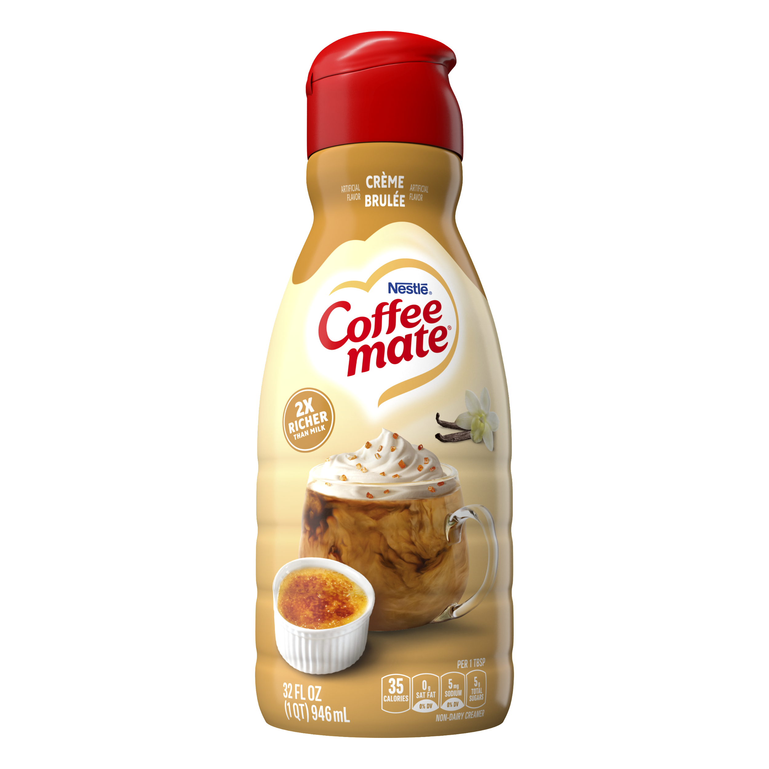 Crème Brulee Flavored Coffee Creamer 32 oz. Official COFFEE MATE®