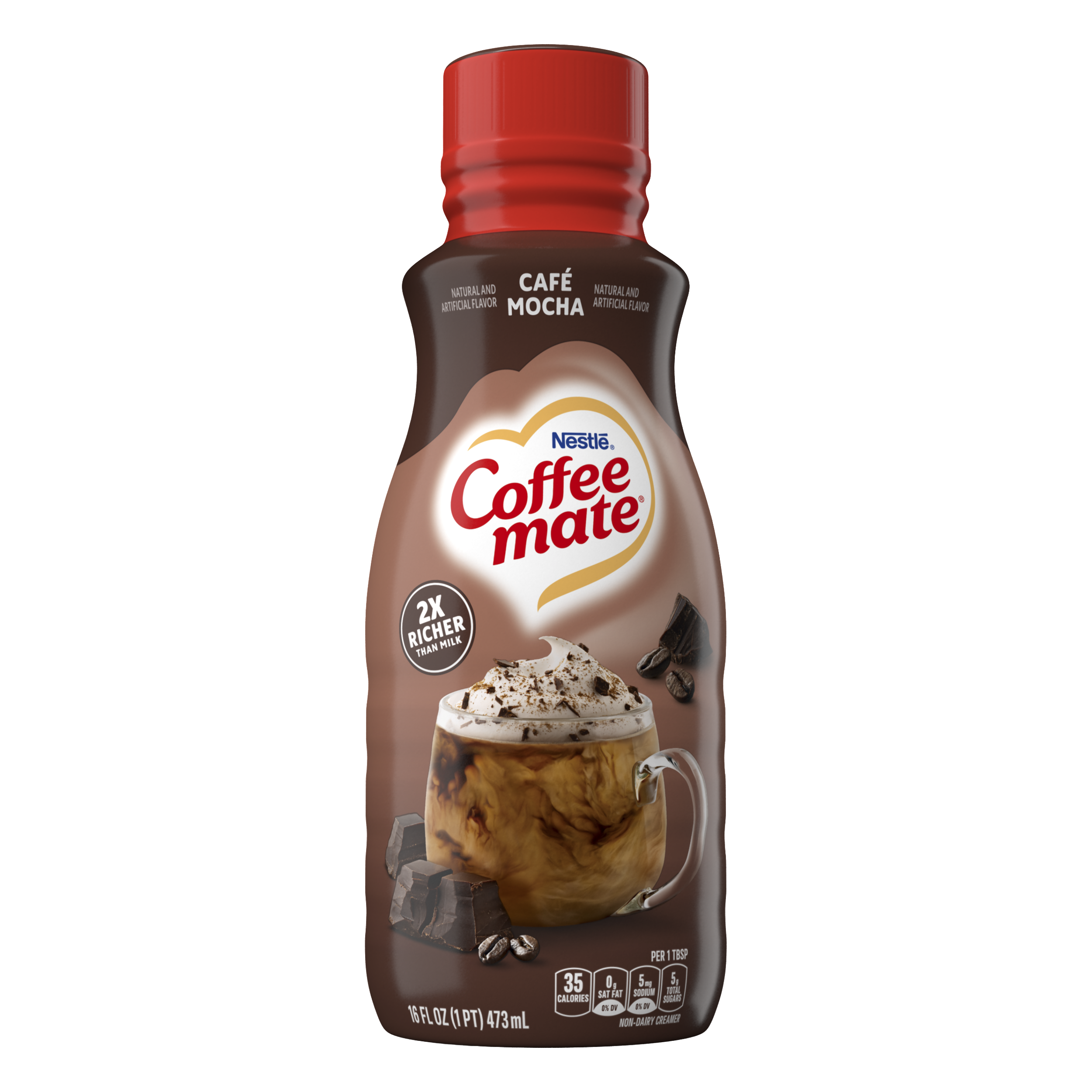 Nestle Coffee mate Cafe Mocha Liquid Coffee Creamer, 16 fl oz