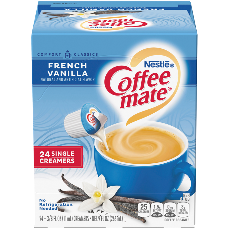 Nestle Coffee mate French Vanilla Liquid Coffee Creamer, 16 fl oz 