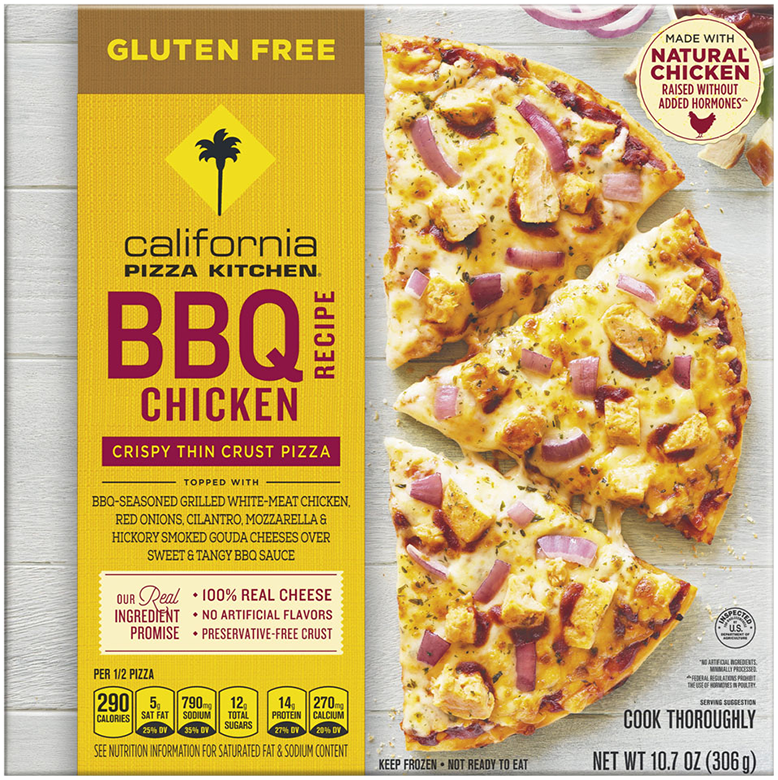Gluten Free BBQ Recipe Chicken Crispy Thin Crust Pizza ...