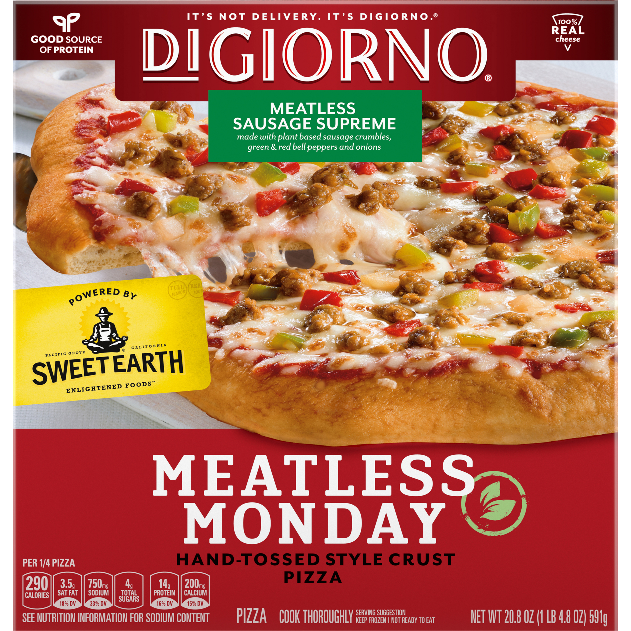 Hand-Tossed Style Crust Meatless Supreme Pizza | Official ...