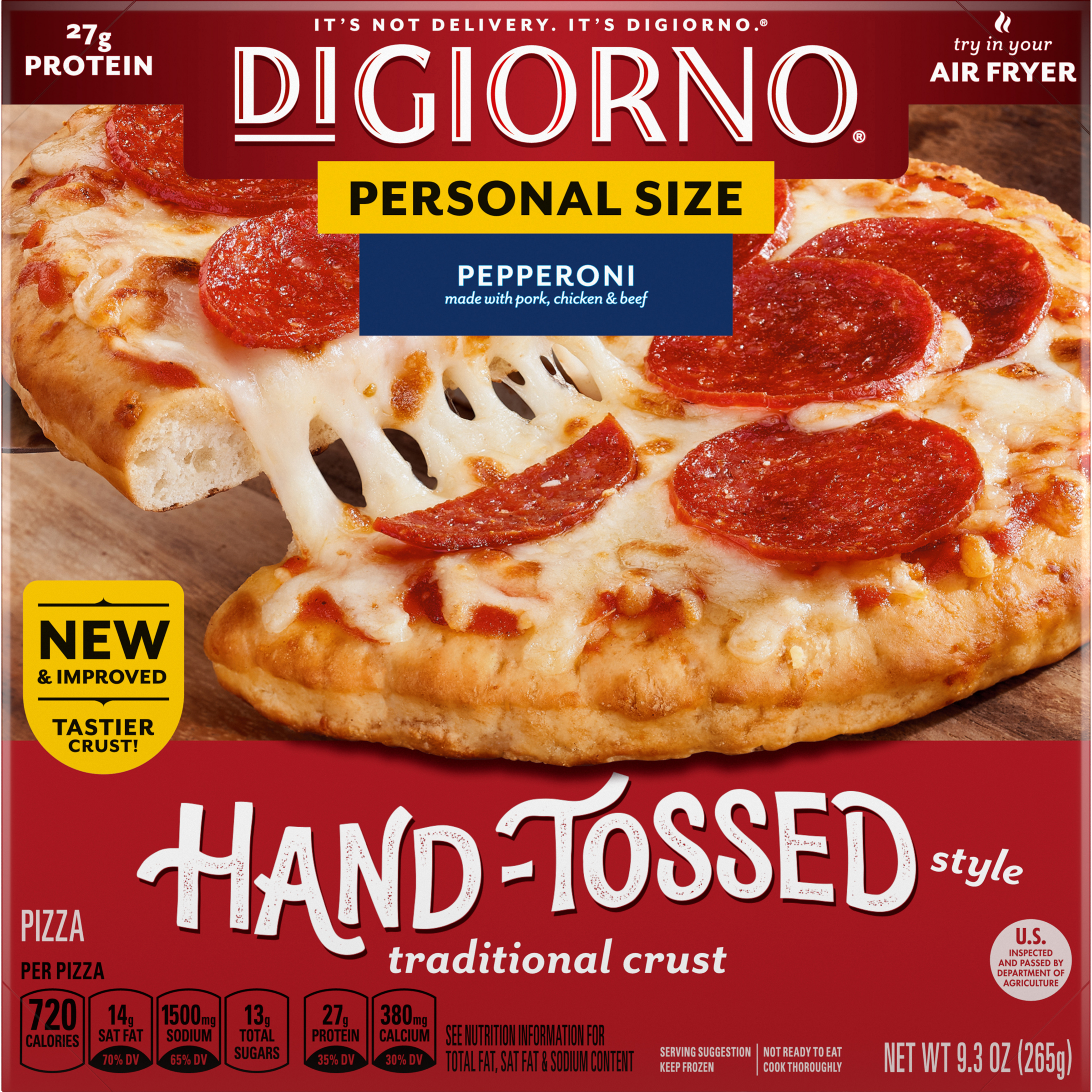 Small Pepperoni Frozen Pizza | Official DIGIORNO®