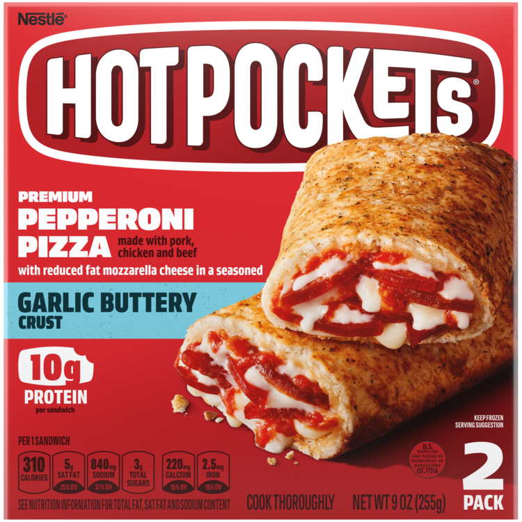 Pepperoni Pizza Frozen Sandwich | Official HOT POCKETS®