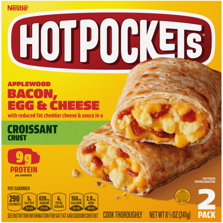 Applewood Bacon Egg & Cheese Frozen Breakfast Sandwich Official HOT