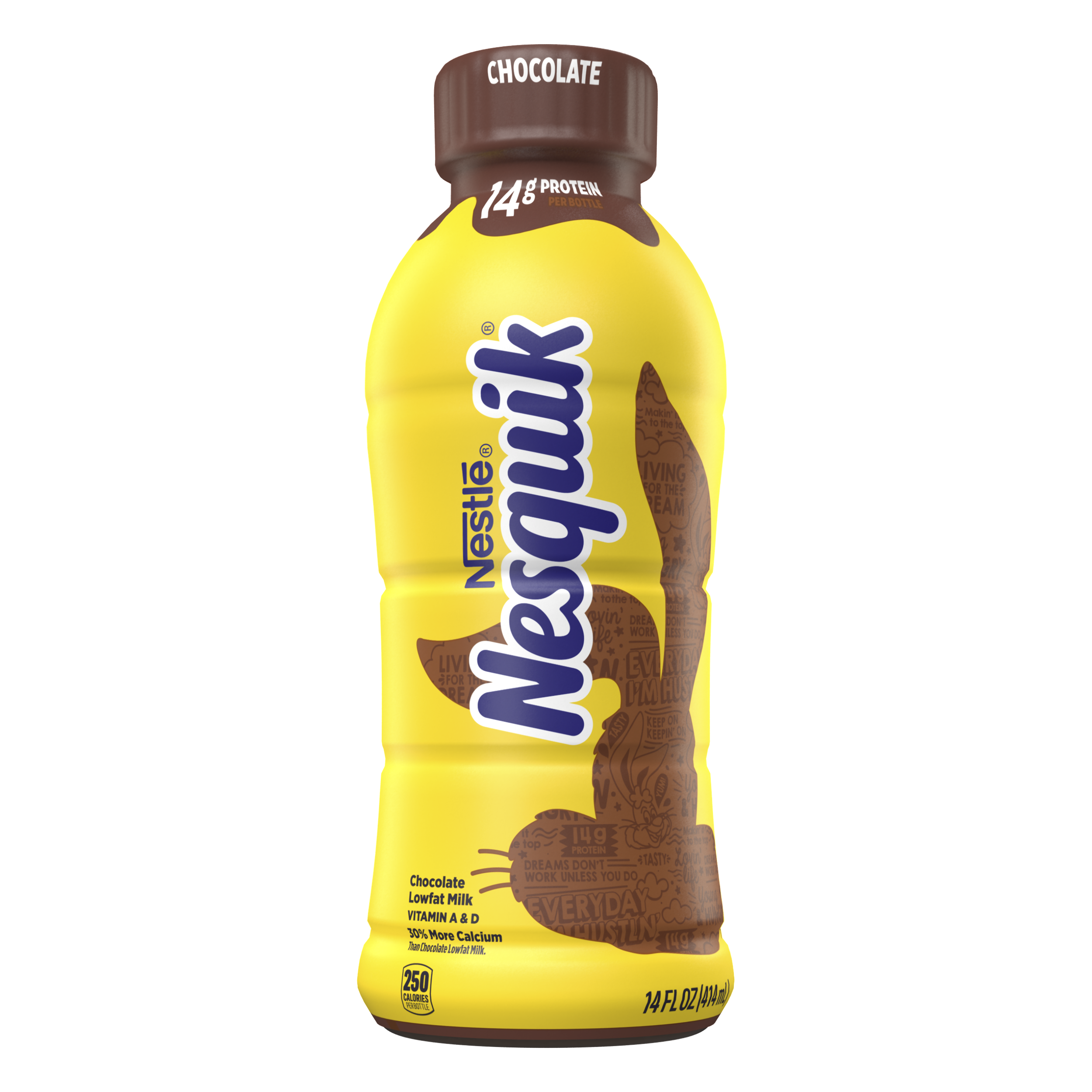 Chocolate flavored Low Fat Milk 14 fl oz | Official NESQUIK®