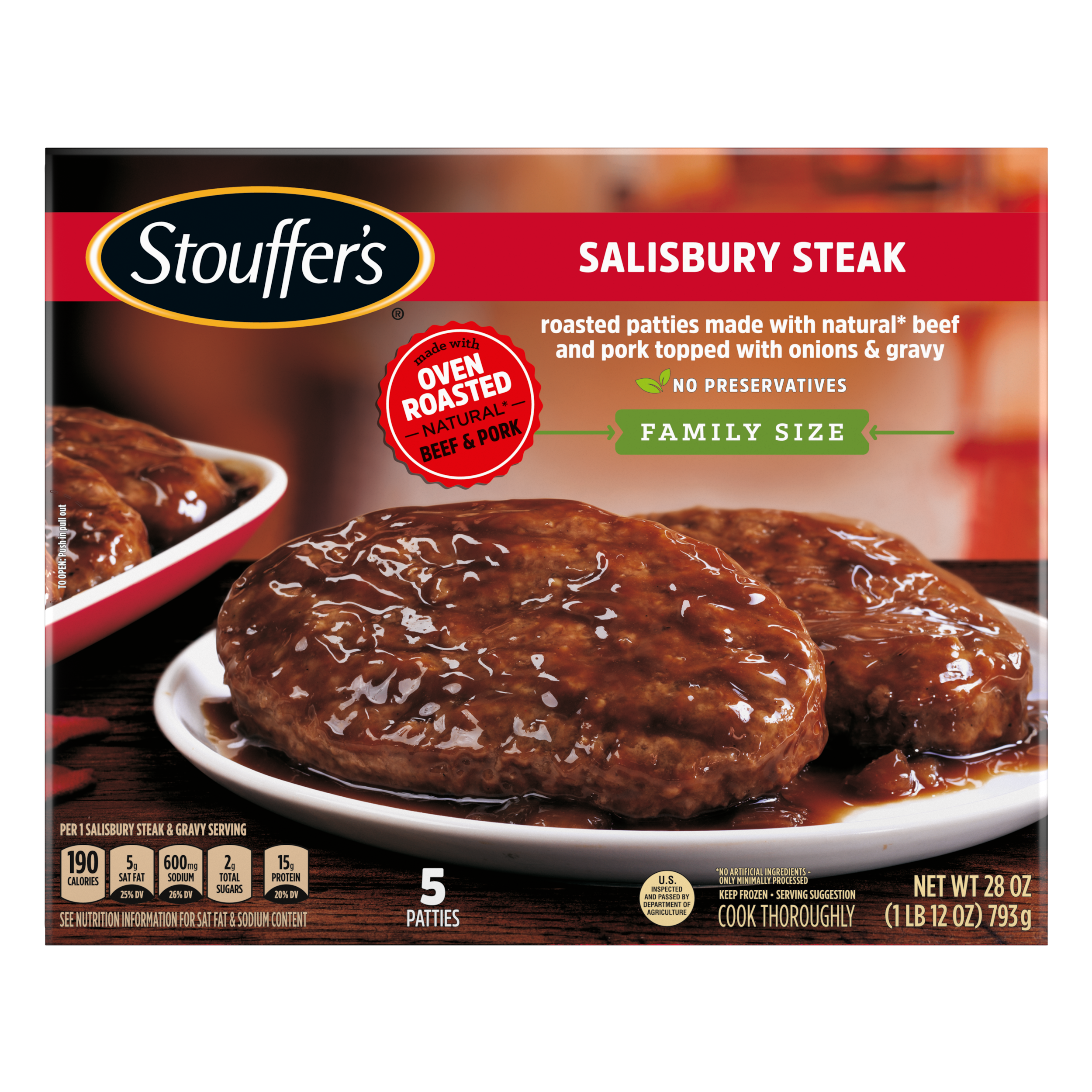 Salisbury steak tv clearance dinner