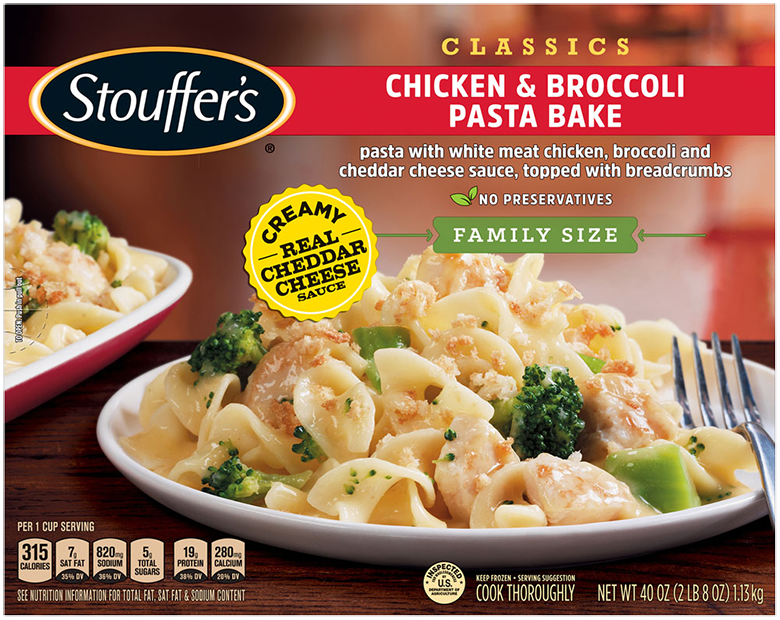 Chicken Broccoli Pasta Bake Family Size Meal Official STOUFFER S chicken-broccoli-pasta-bake-family-size-meal-official-stouffer-s