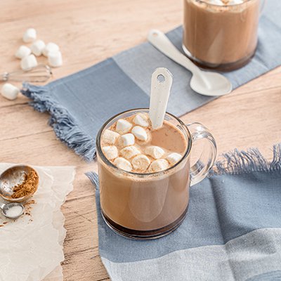 Creamy Coconut Hot Chocolate with Condensed Milk