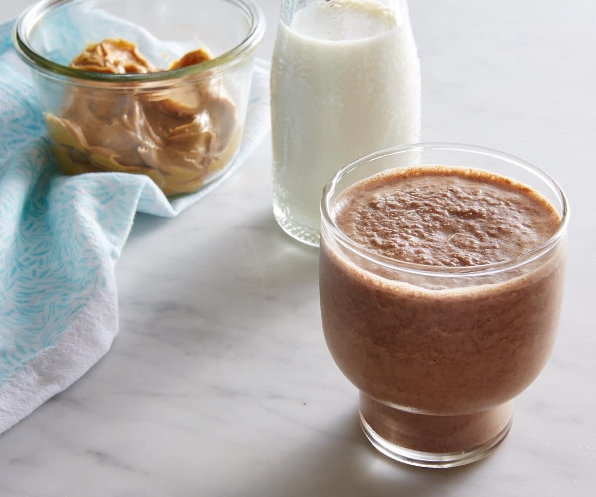 Abuelita and Peanut Butter Smoothie