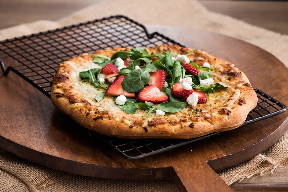 Strawberry Arugula Pizza