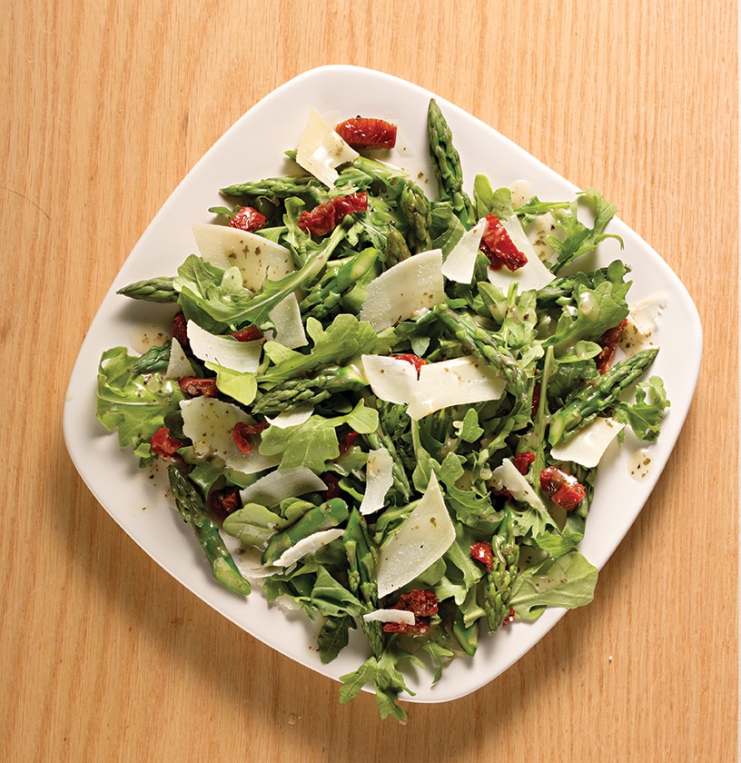 Ensalada de Espárragos y Rúcula