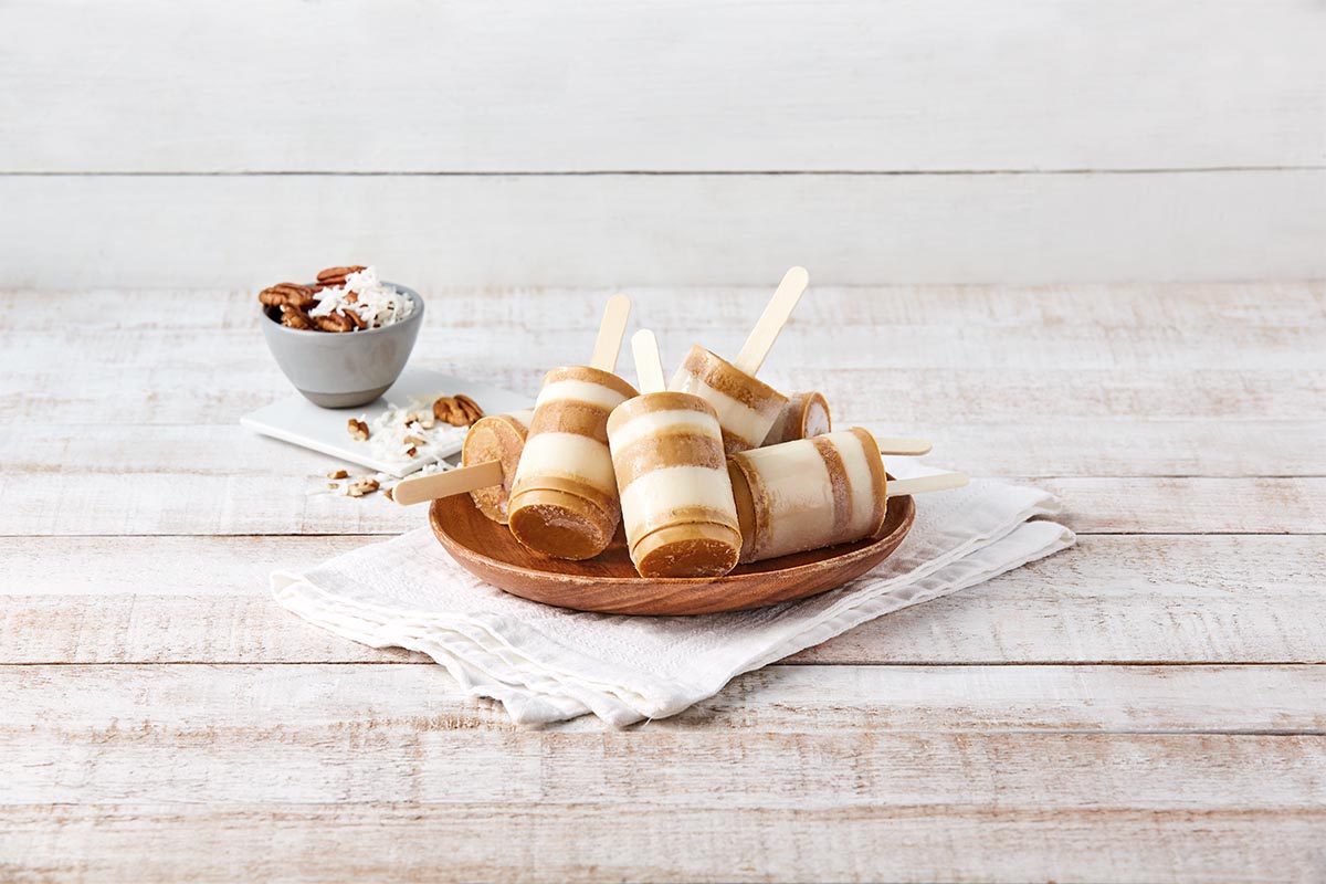 Dulce de Leche and Coconut Pops
