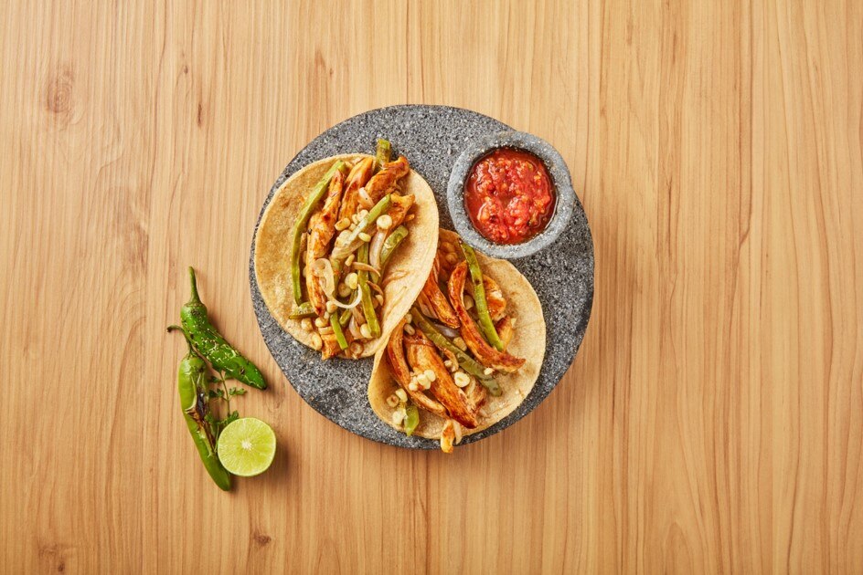 Chicken Fajitas with Nopales