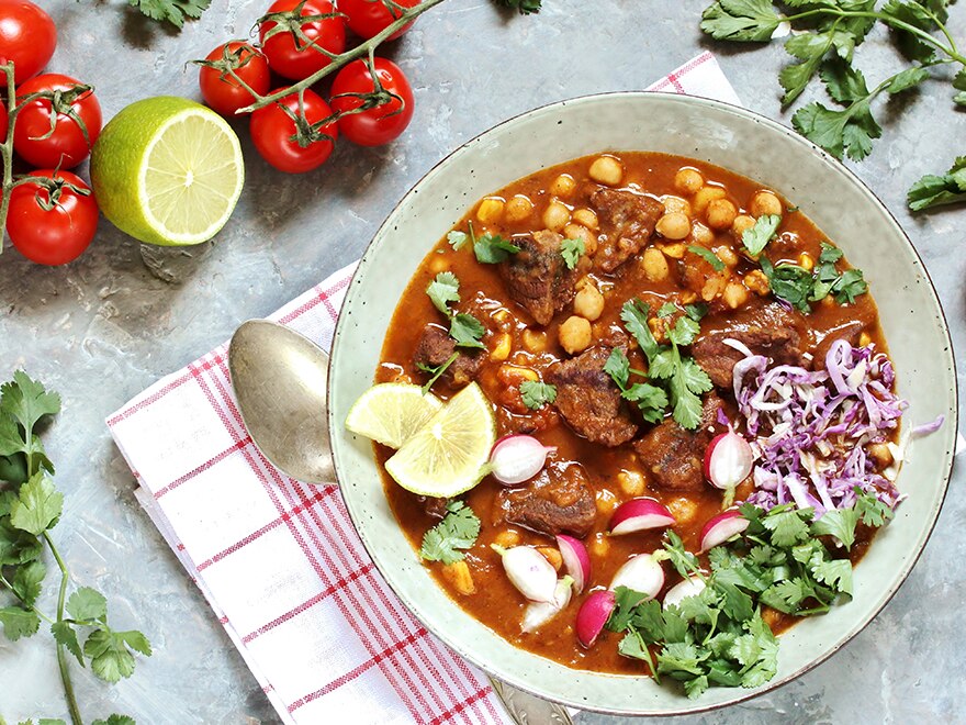 Pozole con Chipotle