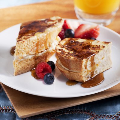 Tostada Francesa Rellena con Crema Dulce