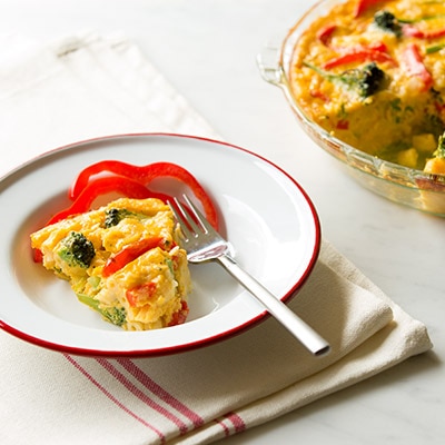 Macaroni and Cheese Breakfast Pie