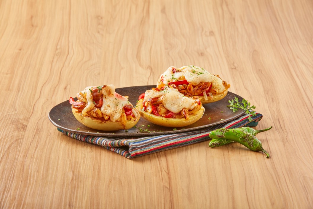 Papas Rellenas de Fajitas