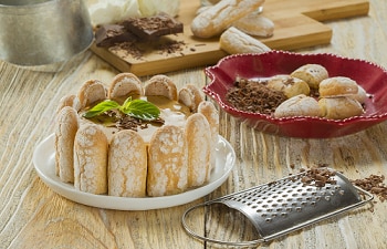 Dulce de Leche and Coffee Charlotte