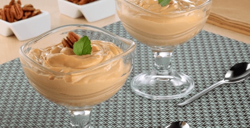 Dulce de Leche Custard with Walnuts