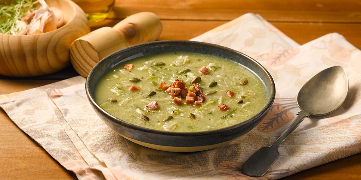 Sopa Italiana de Calabacín