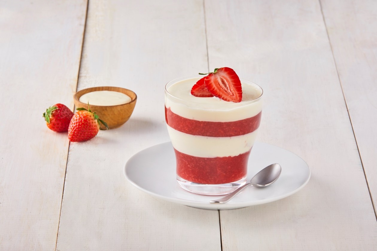 Strawberry and Cream Dessert