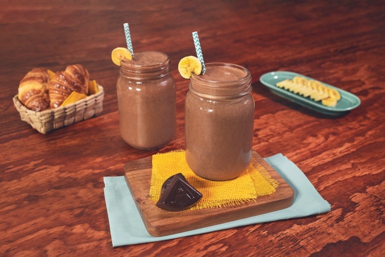 Smoothie de Chocolate Abuelita con Plátano