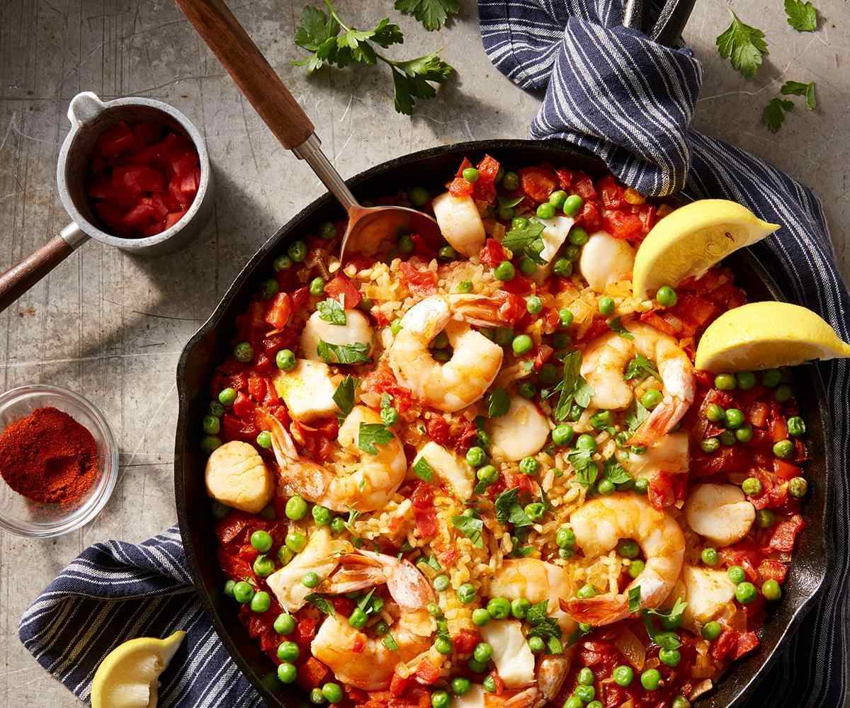 Paella Fácil de Mariscos