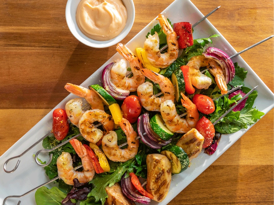 Chicken & Shrimp Skewers