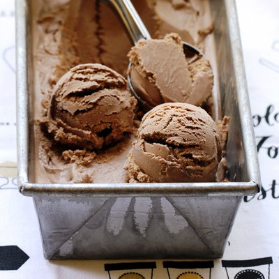 Helado Casero de Chocolate con Leche