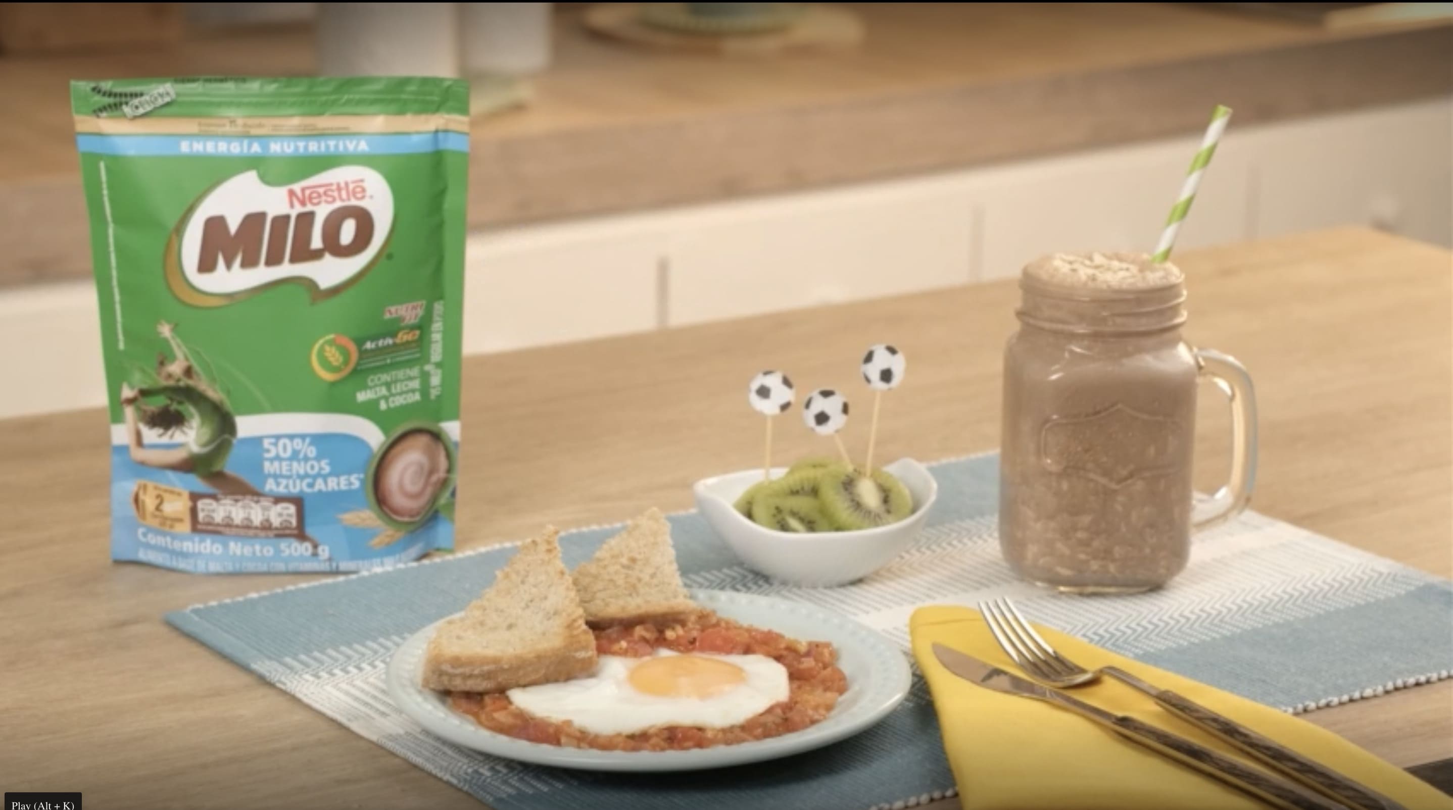 MILO Oatmeal Smoothie