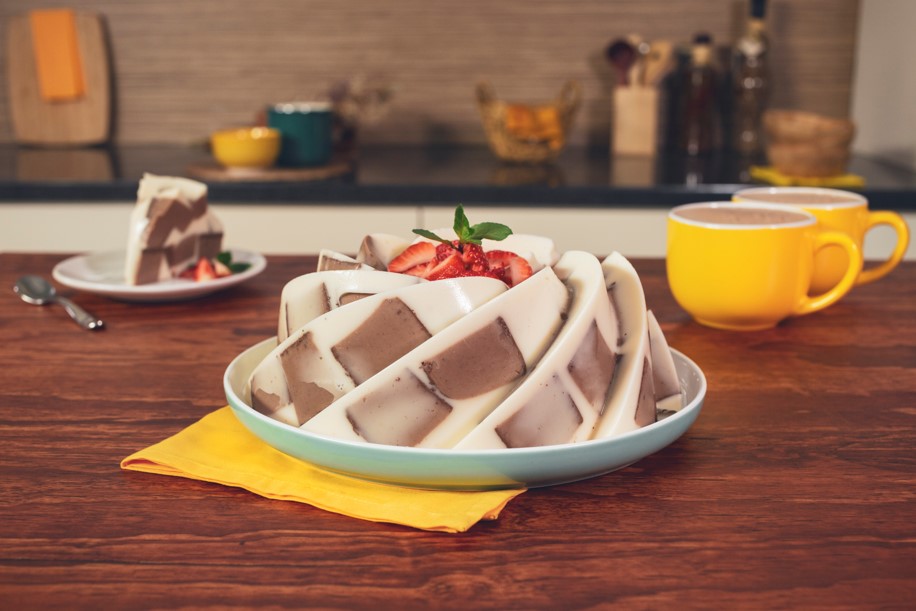Abuelita Chocolate Mosaic Gelatin