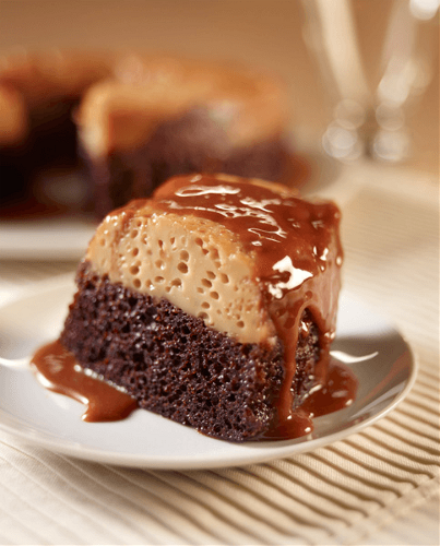 Impossible Cake with Abuelita Chocolate