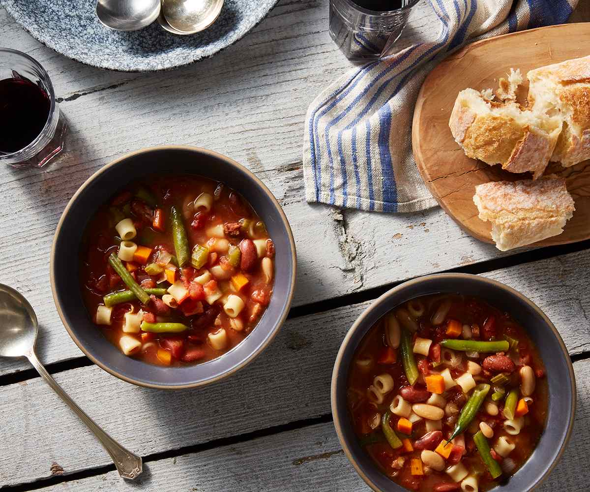 Sopa Minestróne de Otoño